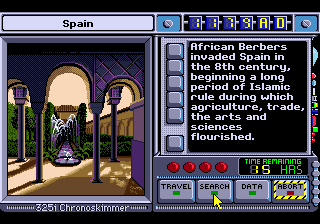Where in Time is Carmen Sandiego? screenshot for Genesis