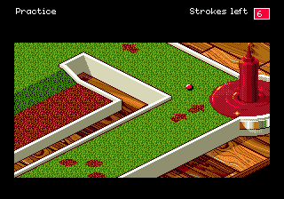 Zany Golf screenshot for Genesis