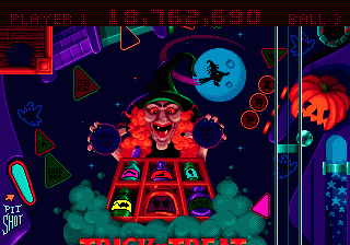 Psycho Pinball screenshot for MD PAL