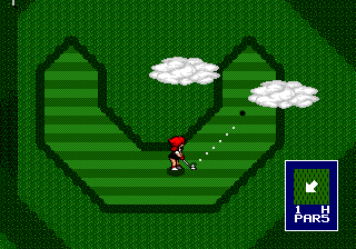 Battle Golfer Yui screenshot for MD