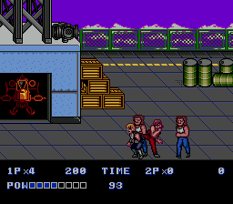 Double Dragon II: The Revenge screenshot for MD