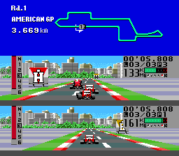 F1 Triple Battle screenshot for PCE