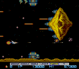 Gradius screenshot for PCE