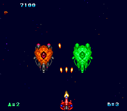 Tatsujin screenshot for PCE