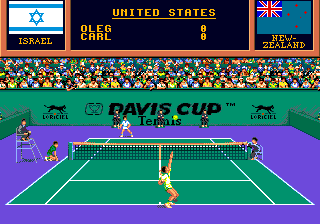 Davis Cup Tennis screenshot for PCE CD