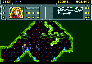 Slime World screenshot for PCE CD