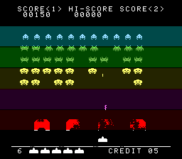 Space Invaders: The Original Game screenshot for PCE CD