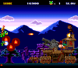 Keio Flying Squadron screenshot for Sega CD