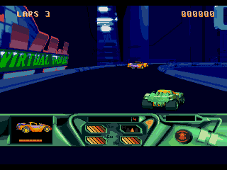 MegaRace screenshot for Sega CD