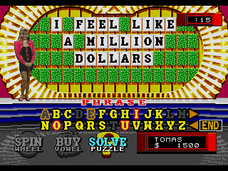 Wheel of Fortune screenshot for Sega CD