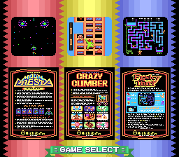 Nichibutsu Arcade Classics screenshot for SFC