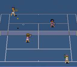 Super Family Tennis screenshot for SFC