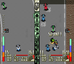 Battle Grand Prix screenshot for SNES