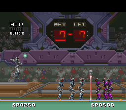 Hyper V-Ball screenshot for SNES