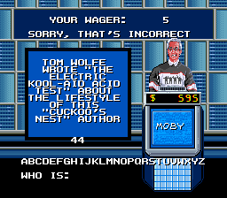 Jeopardy! screenshot for SNES