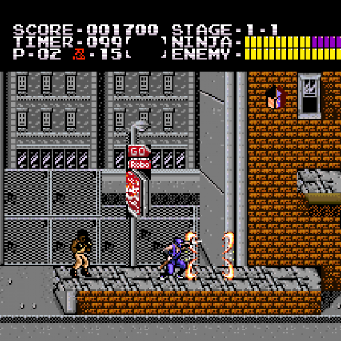 Ninja Gaiden Trilogy screenshot for SNES