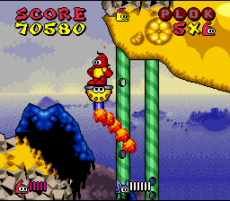 Plok! screenshot for SNES