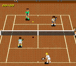 Super Tennis screenshot for SNES