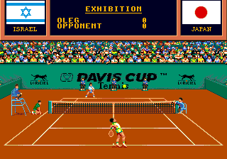 Davis Cup Tennis screenshot for TG-16