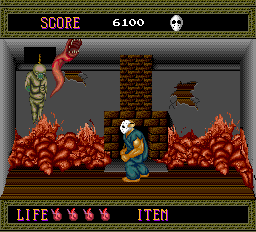 Splatterhouse screenshot for TG-16