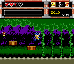 Dynastic Hero, The screenshot for TG-16 CD
