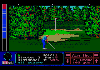 Jack Nicklaus' Turbo Golf screenshot for TG-16 CD