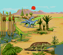 Magical Dinosaur Tour screenshot for TG-16 CD