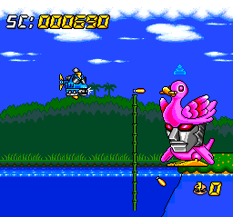 Super Air Zonk screenshot for TG-16 CD
