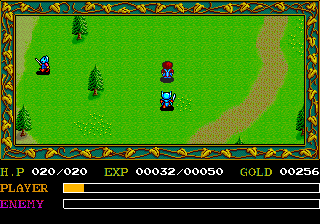Ys: Book I & II screenshot for TG-16 CD